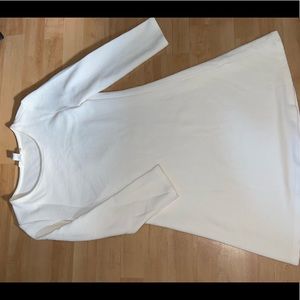 Forever 21 white long sleeve dress